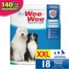 Wee Wee Pads Gigantic 18ct – 27.5 In X 44 In -UPCO Popular Shop 045663016630four pawswee weegigantic xxl padsinpackagingfronthero