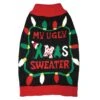 Fashion Pet Ugly Christmas Sweater Black – For Dogs -UPCO Popular Shop 10461 1 scaled 1