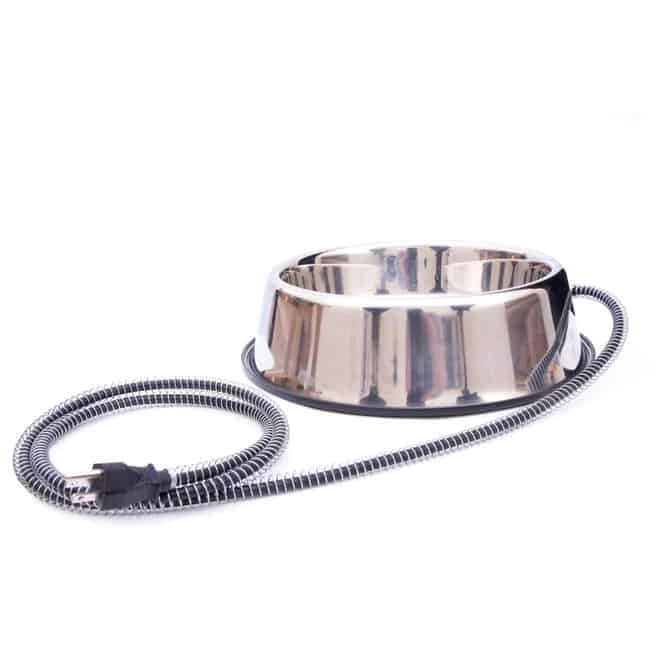 Stainless Steel Heated Pet Bowl 102 Oz 3 Stainless Steel Heated Pet Bowl 102 Oz