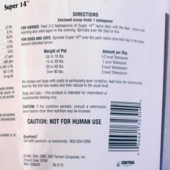 Super 14 Healthy Skin & Coat Supplement For Horses 2.75 Lb -UPCO Popular Shop 230 4