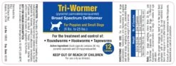 Tri-Wormer Capsules For Dogs 6-25 Lbs 12 Ct