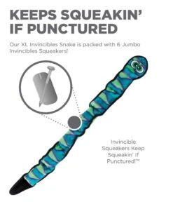Outward Hound Invincibles® Snake Dog Toy – SMALL -UPCO Popular Shop 32069 outwardhound invincibles snake blu xl pdp1 1 1