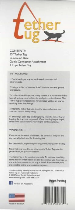 Tether Tug® Dog Toy -UPCO Popular Shop 3569 3