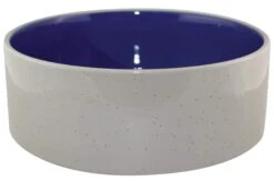 Ceramic Crock Style Dish Pet Food Or Water Bowl Large 7.5″