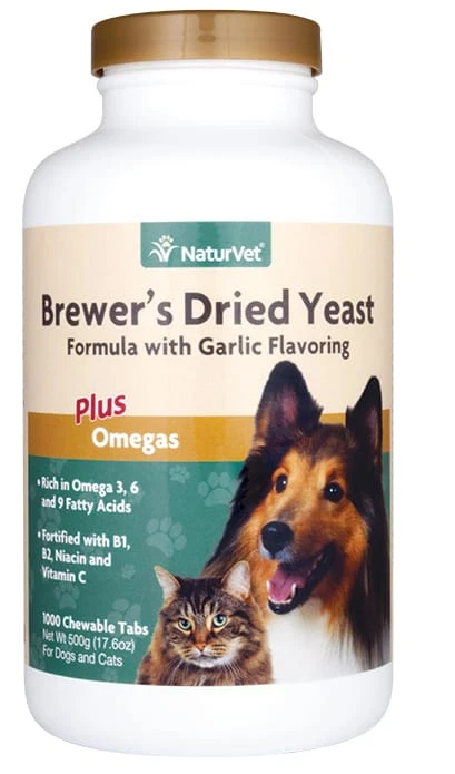 Brewers Dried Yeast Formula With Garlic Flavoring Chewable Tablets 3 Brewers Dried Yeast Formula With Garlic Flavoring Chewable Tablets