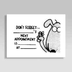 Groomer Appointment Cards – 500 Count