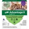 Advantage II Flea Spot-On Treatment For Large Cats Over 9 Lbs 4 Pack -UPCO Popular Shop Advantage II Large Cat 4 Pack WEB