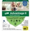 Bayer Advantage II Flea Spot-On For X-Large Dogs Over 55 Lbs 4 Pack
