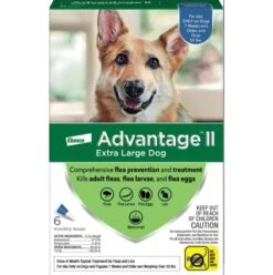Bayer Advantage II Flea Spot-On For X-Large Dogs Over 55 Lbs 6 Pack