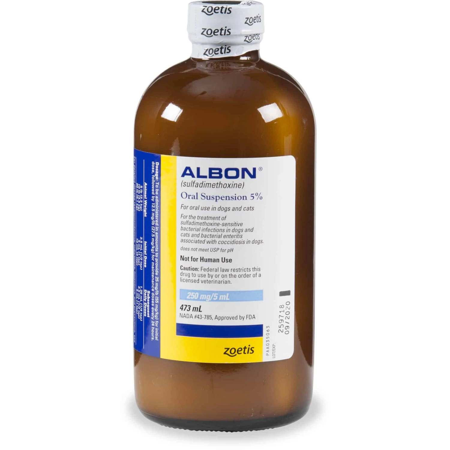 Albon Oral Suspension 16 Oz 3 Albon Oral Suspension 16 Oz