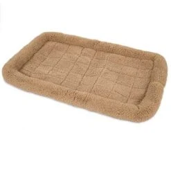 Petmate Aspen Pet Tan Bolster Kennel & Crate Mat