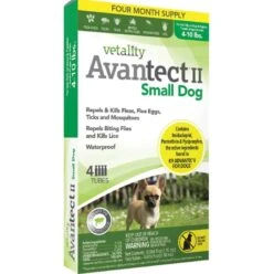 Vetality Avantect II Small Dog Flea Spot-On 4-10 Lbs, 4 Doses