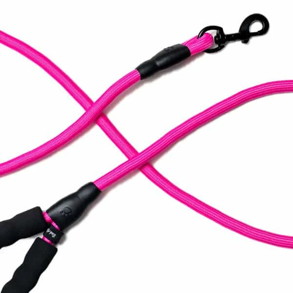 Bark Appeal Rope Leash 6′ Pink 3 Bark Appeal Rope Leash 6′ Pink