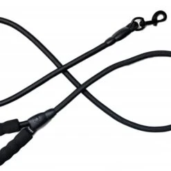 Bark Appeal Rope Leash 6′ Black