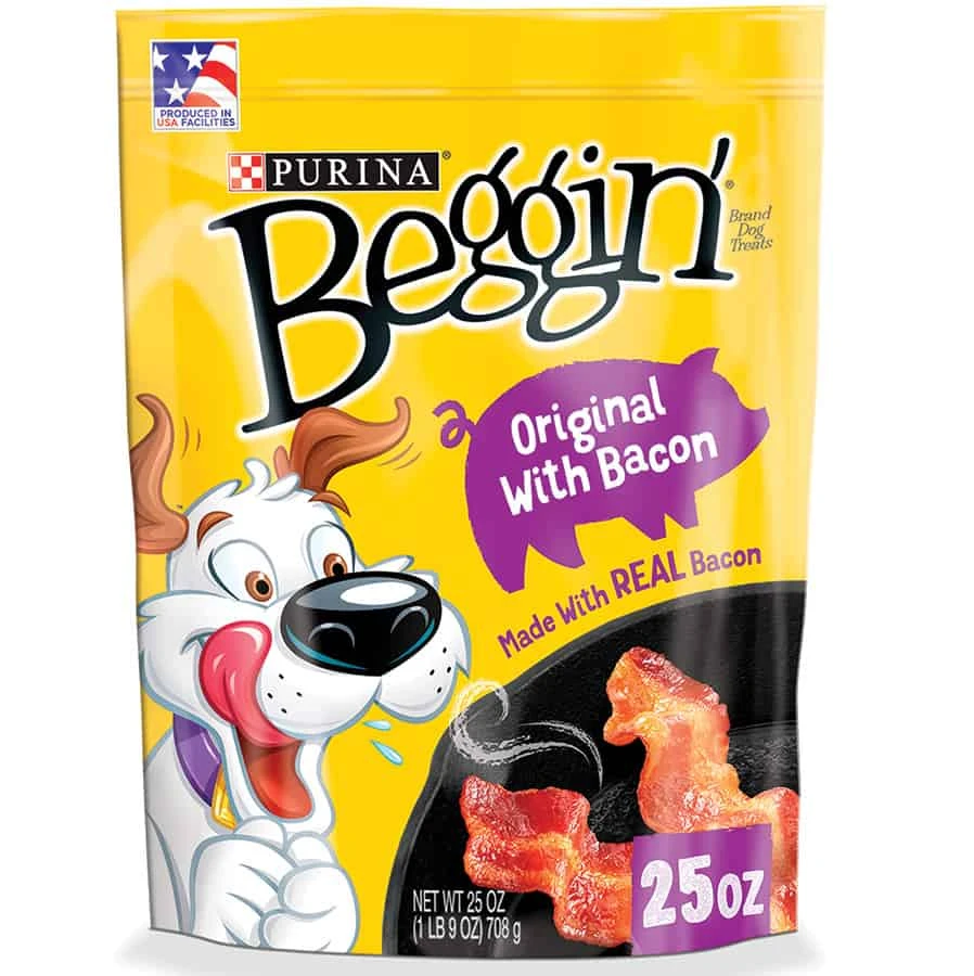 Purina Beggin’ Dog Treats Original With Bacon Dog Treats 25 Oz 3 Purina Beggin’ Dog Treats Original With Bacon Dog Treats 25 Oz