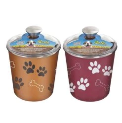 Loving Pets Bella Treat Storage Canister 64 Oz