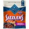 BLUE Sizzlers Bacon-Style Dog Treats 15 Oz -UPCO Popular Shop Blue Buffalo Sizzlers Org 15 oz