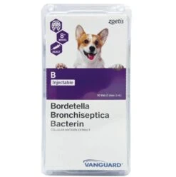 ZOETIS Bordetella Bronchiseptica Bacterin Canine Vaccine 50 Dose (50 X 1 ML Vials)
