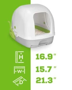 Tidy Cats® Breeze® Hooded Litter Box System -UPCO Popular Shop Breeze Hooded System Litter Box 2