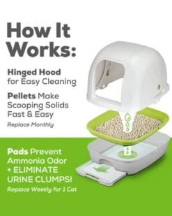 Tidy Cats® Breeze® Hooded Litter Box System -UPCO Popular Shop Breeze Hooded System Litter Box 3