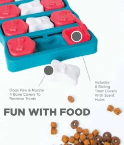 Outward Hound Dog Brick Interactive Treat Puzzle Dog Toy -UPCO Popular Shop Brick Puzzle Level 2 C