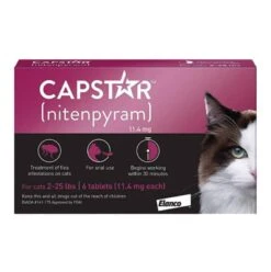 CAPSTAR™ Flea Control Tablets For Cats 2-25lbs (6 Ct)