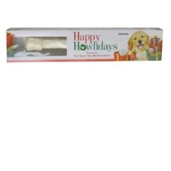 Giant Christmas Rawhide Bone 20-22″