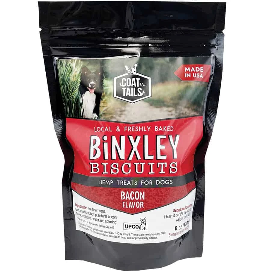Coat N’ Tails Binxley Biscuits Hemp Treats For Dogs 6 Oz 3 Coat N’ Tails Binxley Biscuits Hemp Treats For Dogs 6 Oz
