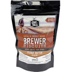Coat N’ Tails Brewer Biscuits Hemp Treats For Dogs 6 Oz
