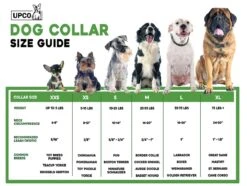 WOLFGANG Street Art Dog Collar -UPCO Popular Shop Collar Size Chart WEB