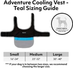 ZippyPaws Blue Adventure Cooling Vest For Dogs -UPCO Popular Shop Cooling Vest INFO