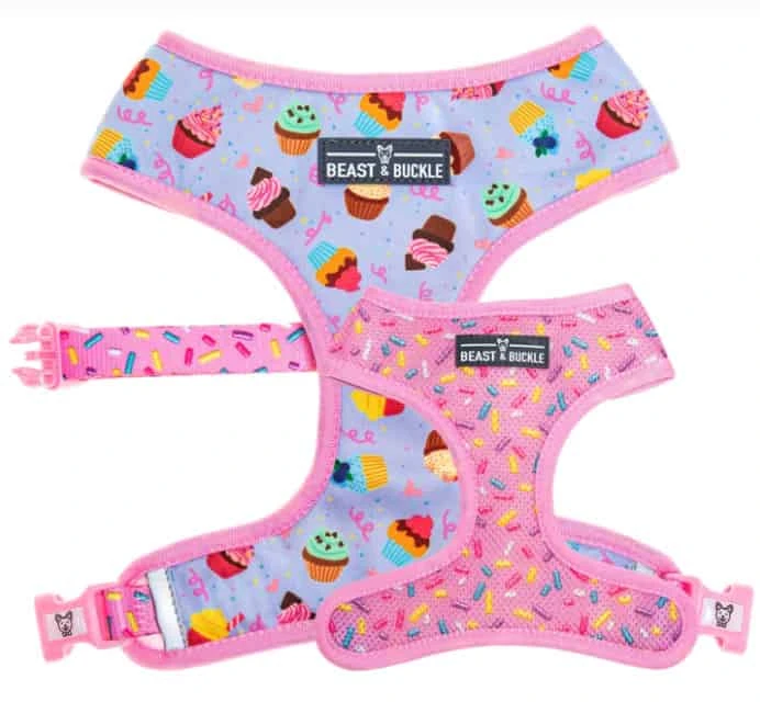 Beast & Buckle Cupcake Reversible Dog Harness 3 Beast & Buckle Cupcake Reversible Dog Harness