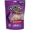 Dingo Twist Sticks Rawhide Treats For Dogs 50 Ct -UPCO Popular Shop Dingo Twist Sticks 50 Ct WEB