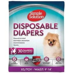 Simple Solution Disposable Diapers X-Small 12 Ct