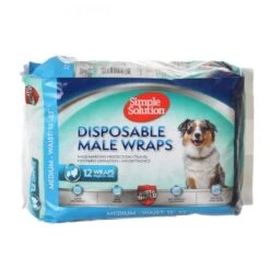 Disposable Male Wrap Medium 12 Ct