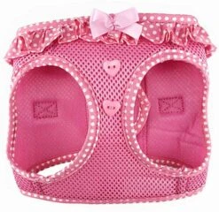 Doggie Design Pink Polka Dot Harness 7 Doggie Design Pink Polka Dot Harness -UPCO Popular Shop Doggie Design Polka Dot Harness Pink