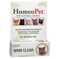 Homeopet Feline WRM Clear Supplement 15 ML