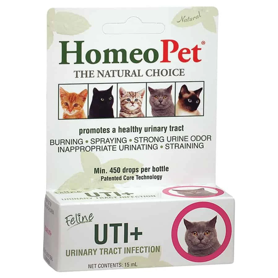 Homeopet Feline UTI Supplement Drops 15 ML 3 Homeopet Feline UTI Supplement Drops 15 ML