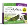 Vetality Firstect Plus Flea & Tick Spot Treatment For Dogs 45-88 Lbs 3 Pack