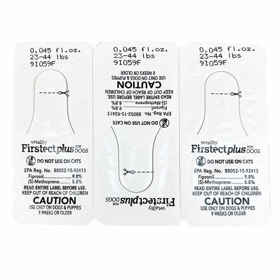 Vetality Firstect Plus Flea & Tick Spot Treatment For Dogs 23-44 Lbs 3 Pack 7 Vetality Firstect Plus Flea & Tick Spot Treatment For Dogs 23-44 Lbs 3 Pack - Image 5
