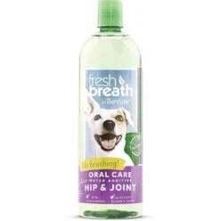 Tropiclean Fresh Breath Oral Care Water Additive Plus Hip & Joint 16 Oz