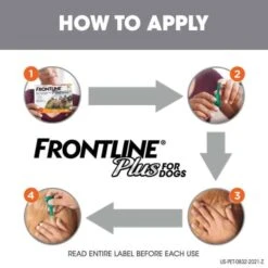 Boehringer Ingelheim Frontline Plus Flea & Tick Spot-On For Dogs 23-44 Lbs 3 Pack -UPCO Popular Shop Frontline INFO2 2