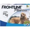 Boehringer Ingelheim Frontline Plus Flea & Tick Spot-On For Dogs 23-44 Lbs 3 Pack -UPCO Popular Shop Frontline Plus 23 44 3 Pack WEB