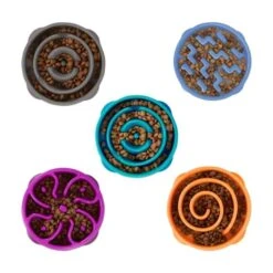 Outward Hound Fun Feeder Slo-Bowl Medium/Mini Food Bowl