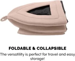 FurHaven Collapsible Fleece Pet Tent Buff Beige Small -UPCO Popular Shop Furhaven Pet Tent Buff4
