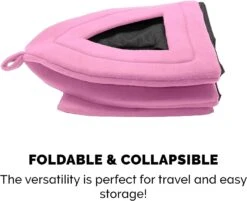 FurHaven Collapsible Fleece Pet Tent Pink Small -UPCO Popular Shop Furhaven Pet Tent Pink4