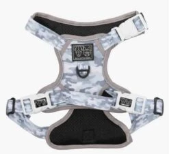 Big & Little Dogs Grey Camo Dog Harness