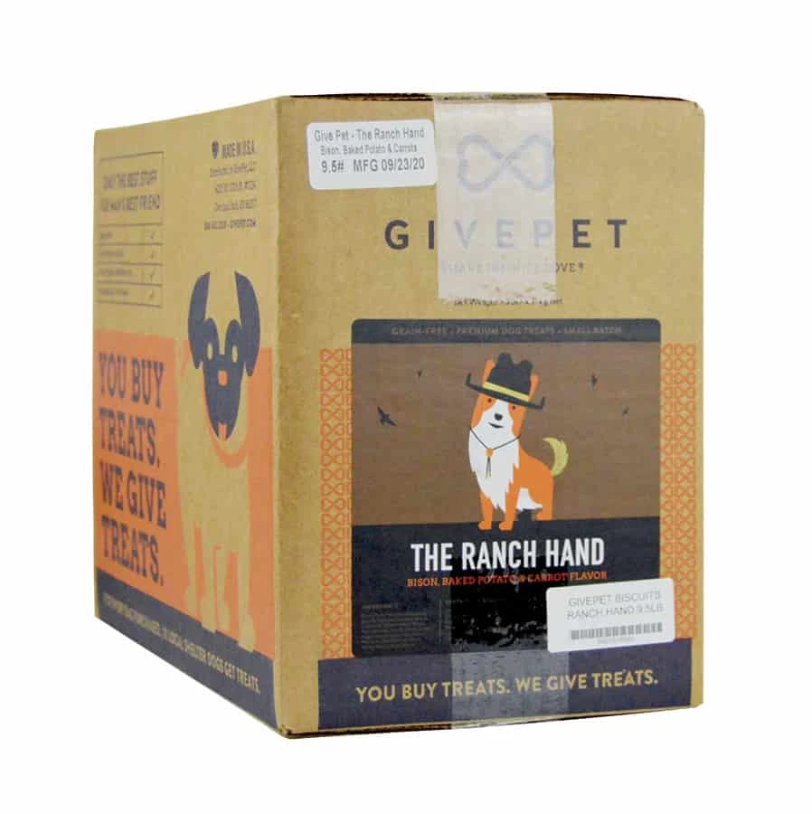 GIVEPET Dog Biscuits – The Ranch Hand BULK 9.5 Lb 3 GIVEPET Dog Biscuits – The Ranch Hand BULK 9.5 Lb