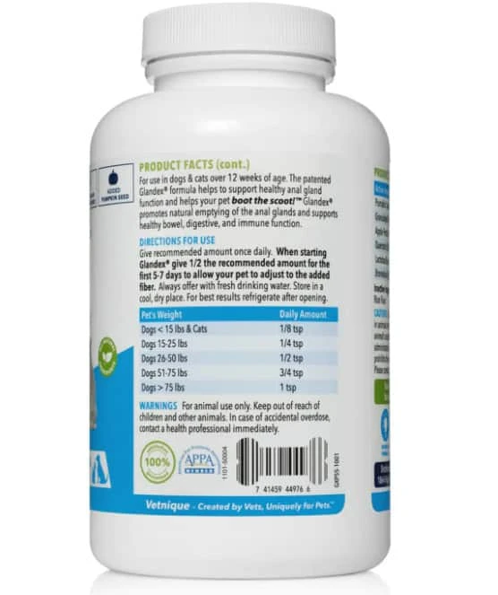 Glandex® Anal Gland Powder Supplement For Dogs 5.5 Oz 5 Glandex® Anal Gland Powder Supplement For Dogs 5.5 Oz - Image 3