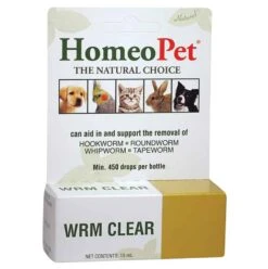 Homeopet WRM Clear Intestinal Supplement Drops 15 ML